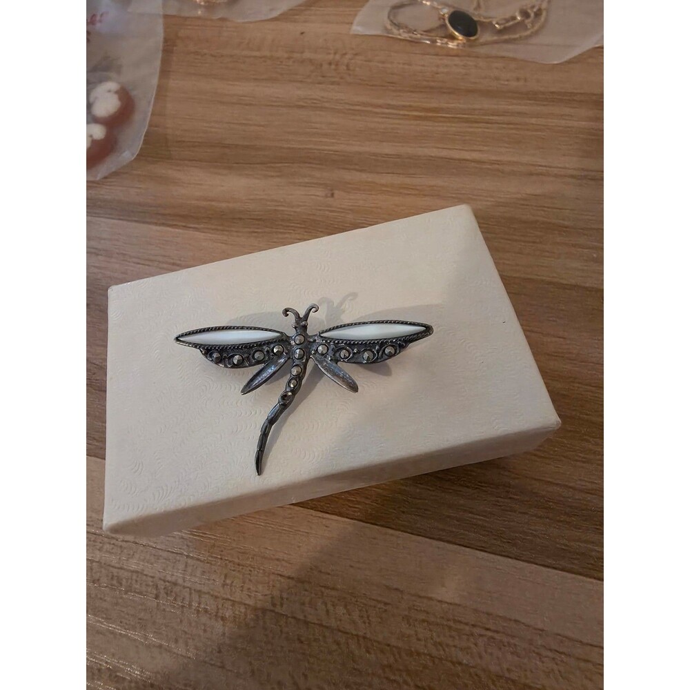 925 dragonfly brooch